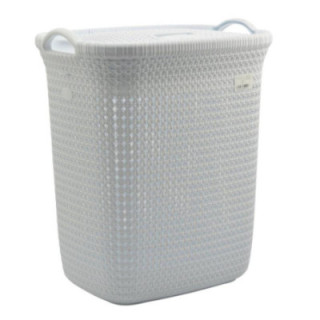 Kosz na bieliznę 52L Knit biały